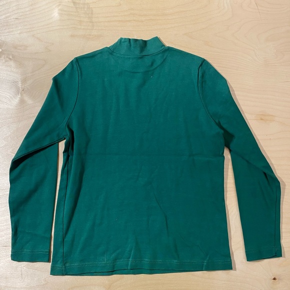 Kim Rogers Forest Green Cotton Top PM (QK) - Picture 5 of 5